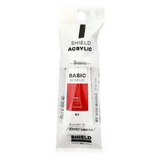 쉴드 베이직 아크릴물감 20ml 낱색, 빨강