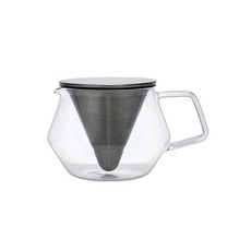 킨토 캐럿 내열유리 티팟, 600ml, 클리어, 1개