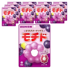 UHA 味覺糖 Q彈甜甜圈軟糖 巨峰葡萄口味, 10個, 40g