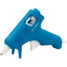 수어본더 미니 핫 건 오션 블루 - 5피트 코드 절연 노즐 및 내장 스탠드가 있는 10W 고온 공예 516인치 스틱 사용