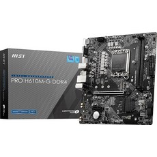 MSI PRO H810I Wi-Fi 마더보드 ITX - 인텔 코어 울트라 프로세서 (시리즈 2) LGA 1851 DDR5 메모리 부스트 (최대 6400MT/s MAX) P, PRO H610M-G DDR4 V1