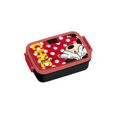 미니마우스 사각 도시락 / 450ml, 1개, 레드