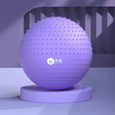 요가 공 스포츠 피트니스 필라테스 체육관 균형 피트볼 마사지 훈련 체중 감량 임산부 운동, 1개, 1g, 6. 65cm purple A