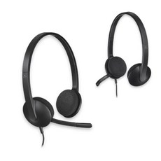 Logitech 羅技 H340 USB舒適耳墊耳機麥克風，可調頭帶，立體聲音質，輕量設計