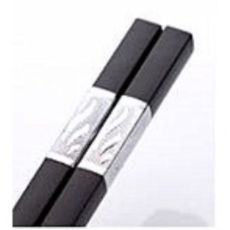 客滿多 十雙裝 合金筷子 餐具 廚房餐廳家用 防滑耐高溫不易發霉 金色銀色 台灣出貨, 三葉銀-24.3cm, 1套, 【十雙裝】