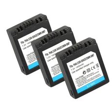 호환 CGA-S002E 파나소닉 DMC-FZ1 카메라 배터리 1400mAh, 07 3Battery