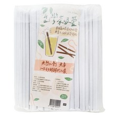 台灣茶吸管 天然植物纖維可分解 全植物製 250入, 1個