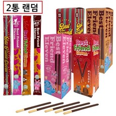 베프일레븐 막대과자 25개입 랜덤 2통세트 (색깔지정안됨), 1개, 250g