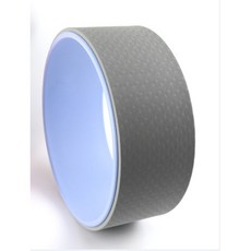 子甄彣璟 高強抗壓PC合金內圈瑜珈輪 達摩輪 後彎神器 瑜珈圈 普拉提圈 瑜伽輪 放鬆 平衡 紓壓健身器材, 1個, 藍+灰