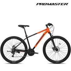 2025 프로마스터 MTB 자전거 엑스씨2.1D 27.5인치 시마노21단 디스크브레이크, 1개, 178cm, 17인치 오렌지블랙