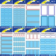 플로엠 보호 견출지 10402 빨강, 1개