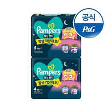 팸퍼스 2026 통잠 팬티형 기저귀 남여공용, 4단계, 60매