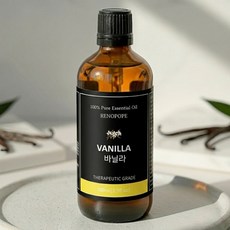 레노포프 천연 에센셜오일 & 블랜딩오일 35종 테라퓨틱등급, 1개, 9.바닐라, 100ml