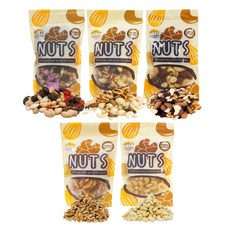 【五桔國際】六大堅果系列-8入組 (綜堅*2+莓六*2+果仁*2+腰果*1+核桃*1) 健康零食, 1.08kg, 1套