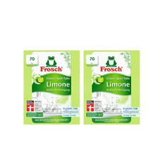 프로쉬 그린레몬 클래식 타블렛 식기세척기 전용세제 70p, 1.05kg, 2개