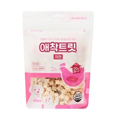 굿포펫 애착 트릿 강아지 고양이 동결건조 닭가슴살 트릿 국내산 100% 간식, 치킨, 120g, 1개