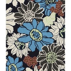 퀼트스타 수입원단 코튼린넨 스칸디나비아 일본 수입 패브릭 퀼트 퀼팅 천 아플리케 바느질 30437, 1개, 블랙