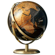 세계 지구본 프리미엄 인테리어 회전 세계 지구본 대형지구본 세계지도, 블랙-B