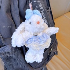 버니브리즈 자이언트키링 예쁜 토끼인형 고급봉제키링, 7.하늘리본