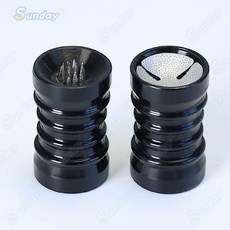 桌球杆頭修杆器 針刺圓磨二合一, 1個, 金屬2合1黑色