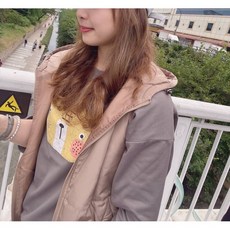 拉鍊帽背心 #A001 高質感寬鬆運動背心 夾圈加大設計 時尚外搭背心