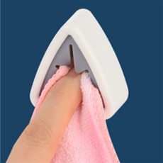 무타공 부착식 다용도 걸이 화장실걸이, 청록색