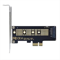 M.2 NVME SSD-PCIe 4.0 어댑터 카드 64Gbps M-Key PCIe4.0 데스크탑 PC PCI-E GEN4와 호환용, 1개, X1,검은색