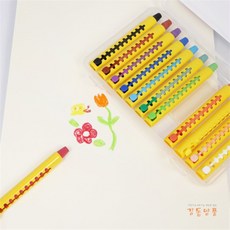 레일 크레파스 미술용품, 24색