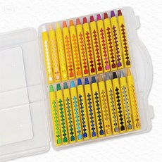 앤쥬 손에 묻지않는 크레파스 아기크레용, 12색