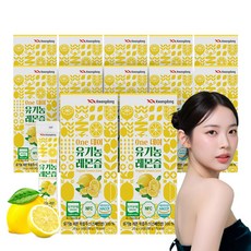 광동 one원데이 유기농 100% 레몬즙 레몬수 NFC, 12개, 280g