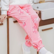 여성 포근한겨울 밍크 수면바지