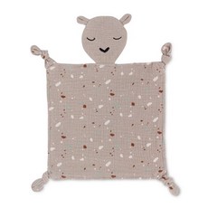 Parker Baby 모슬린 러비 아기 안전 담요 | 100% 유기농 및 저자극성 면 신생아 유아에게 부드럽고 안전함 여행 친화적인 수면 진정 115668, 알파카