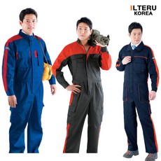일터루 춘추 스즈끼 정비복 3종 모음 봄 여름 가을 일체형 점프수트 우주복, ITZ-931(그레이), 1개