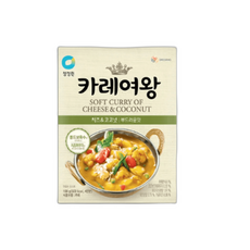 청정원 카레 카레여왕 치즈코코넛 분말 /, 6개, 108g