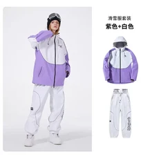 프로페셔널 스키복 세트 방풍 라미네이트 방한 보온 스키복, 06 as picture 6