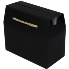 주호팩 끈손잡이 다용도 선물상자 21-2 (200x105x110), 블랙, 100개