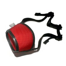 반자네 애견 입마개, (빨강) 4호, 1개