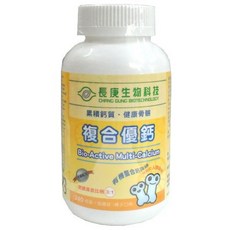 長庚生技 複合優鈣 Bio-Active Multi-Calcium 鈣與鎂黃金比例 3:1, 1個