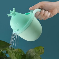 1+1 목욕 컵 샤워 욕실 손잡이 플라스틱 가정용, 그린 2개, 2개