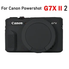 캐논 파워샷용 카메라 바디 커버 보호 케이스 G7X3 SX740 실리콘 Mark III, 07 G7X2 Black