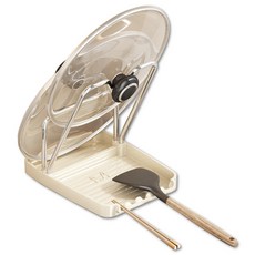 에이트몰 다용도 냄비뚜껑 조리도구 거치대, 1개, 베이지