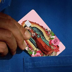 구아다루페 성모 마리아 신용카드 은행카드 직불카드 버스카드 앞면 스티커, A. 1 Set, 2. KT0046473