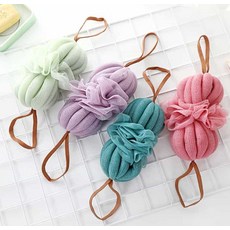 늘눠프 샤워타월 색상랜덤, 조롱박샤워볼-랜덤, 1개