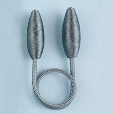 커튼 스트랩 크리에이티브 스트랩 심플 모던 라이트 럭셔리 유럽식 트위스트 음악 스트랩 원터치 핸드메이드, 네이비, 옵션1, 1개