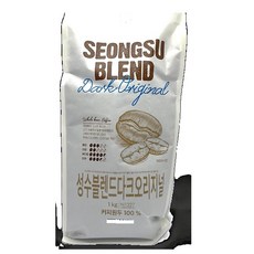 노브랜드 성수블렌드 다크오리지널 홀빈, 2개, 1kg, 홀빈(분쇄안함)