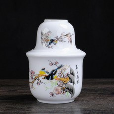無品牌 陶瓷溫酒器加熱酒壺酒具套裝, 1個, 喜上眉梢   二兩