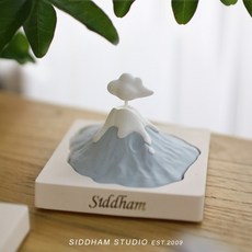 Siddham Studio 雲朵富士山造型擴香石, 也許霧藍,No.2藍風鈴