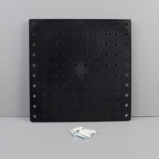 이에샵 1P 고정용 페그보드 타공판 벽타공판, 검정