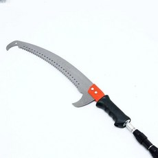 폴톱 나무 가지치기 연장봉 가지 높은 수동 조절가능, 1개, [더블 후크 톱] 1.5m, 기본 색상