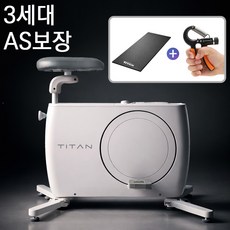 3세대 뒤로돌리기 가능한 2중강철지지대 접이식 실내자전거, 악력기+대형매트구성